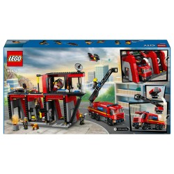 LEGO City Feuerwehrstation mit Drehleiterfahrzeug 60414 — Buy in Cyprus with Fast Delivery