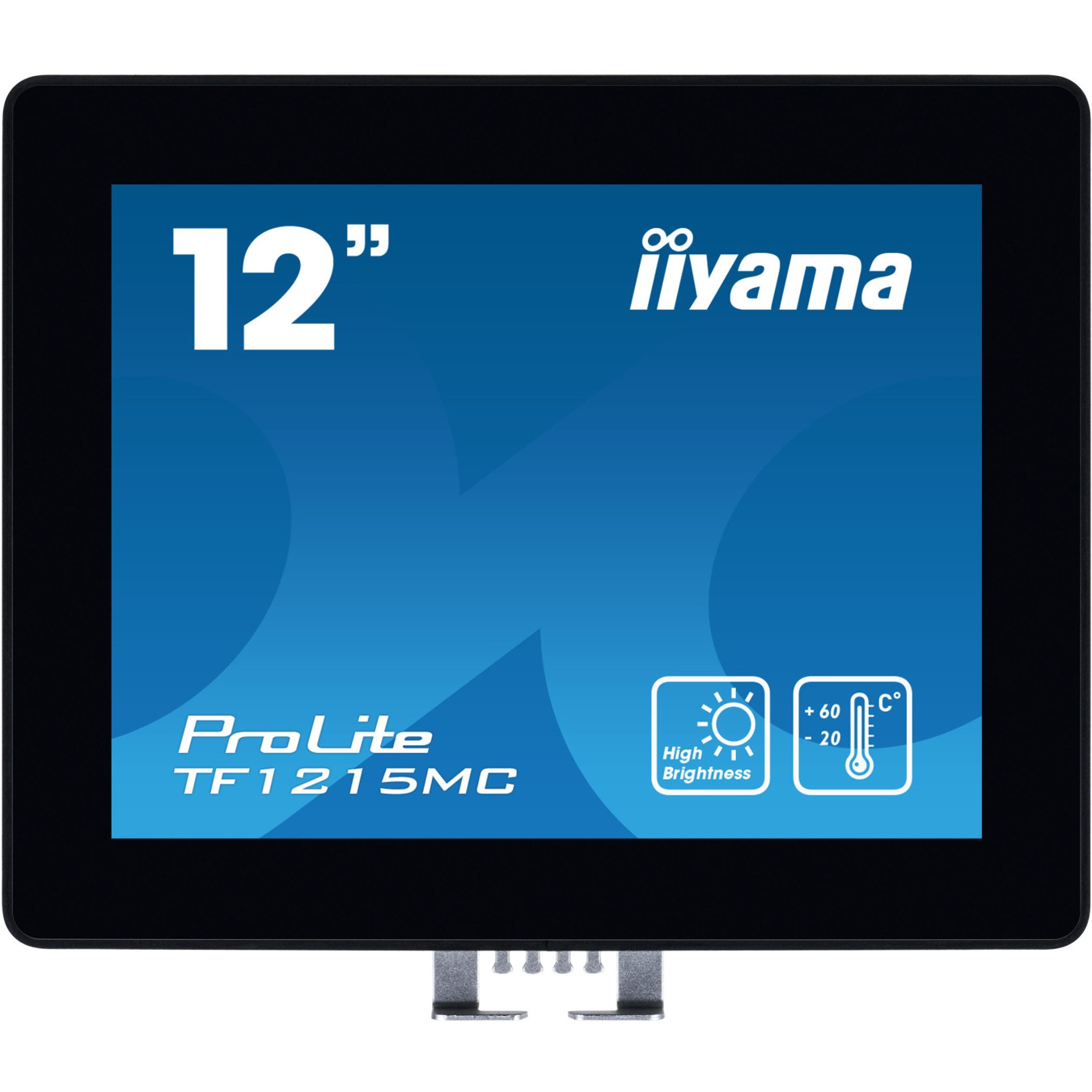 IIYAMA TF1215MC-B1 - 12.1" PCAP 10pt Touchscreen (4:3) - Black, HDMI+DP+VGA, IP65 — Buy in Cyprus with Fast Delivery
