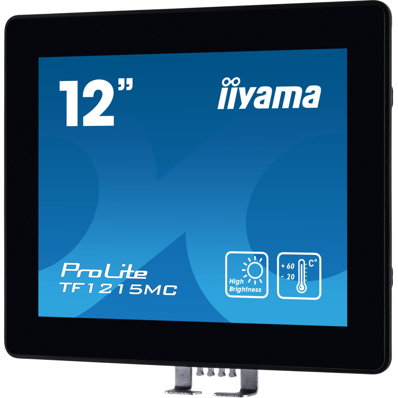 IIYAMA TF1215MC-B1 - 12.1" PCAP 10pt Touchscreen (4:3) - Black, HDMI+DP+VGA, IP65 — Buy in Cyprus with Fast Delivery