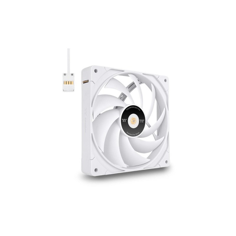 Buy Thermaltake TOUGHFAN EX14 Pro - 140mm White Fan, 500–2000 RPM, 3-Pack (Swa... in Cyprus, Nicosia, Limassol, Larnaka, Pafos