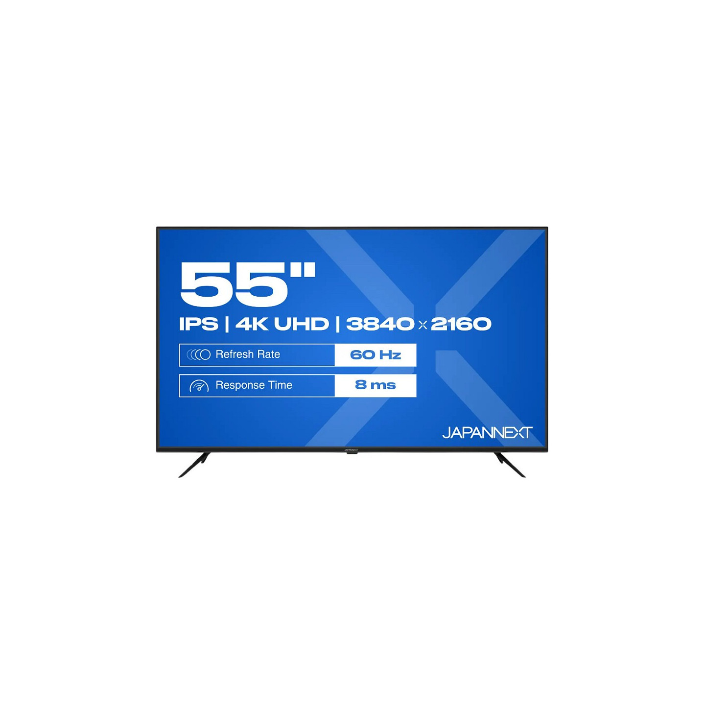 139.0cm 55' (3840x2160) JAPANNEXT JN-IPS550UHD60F 16:9 IPS 60Hz HDMI USB WLAN Speaker Black — Buy in Cyprus with Fast Delivery