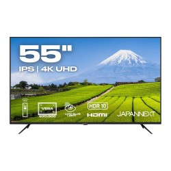 139.0cm 55' (3840x2160) JAPANNEXT JN-IPS550UHD60F 16:9 IPS 60Hz HDMI USB WLAN Speaker Black — Buy in Cyprus with Fast Delivery