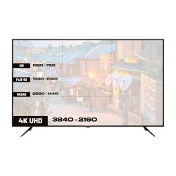 139.0cm 55' (3840x2160) JAPANNEXT JN-IPS550UHD60F 16:9 IPS 60Hz HDMI USB WLAN Speaker Black — Buy in Cyprus with Fast Delivery
