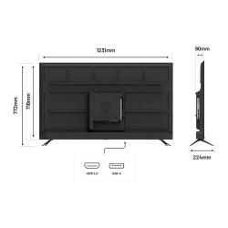 139.0cm 55' (3840x2160) JAPANNEXT JN-IPS550UHD60F 16:9 IPS 60Hz HDMI USB WLAN Speaker Black — Buy in Cyprus with Fast Delivery