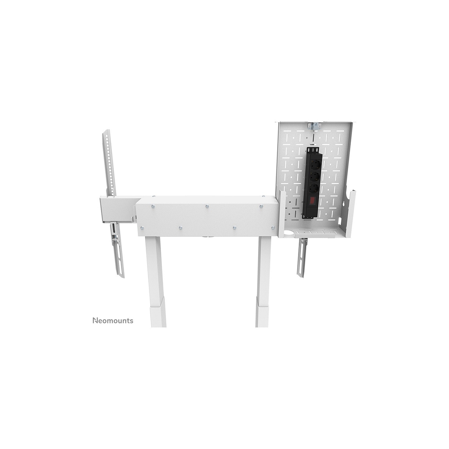 Neomounts Motorisierte Wandhalterung für Flachbild-Fernseher bis 100'' (254 cm) 110Kg WL55-875WH1 White