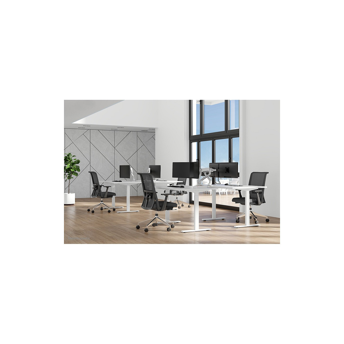 Full-Motion-Tischhalterung für 17-27' Bildschirme 16KG DS75S-950WH2 Neomounts White — Buy in Cyprus with Fast Delivery