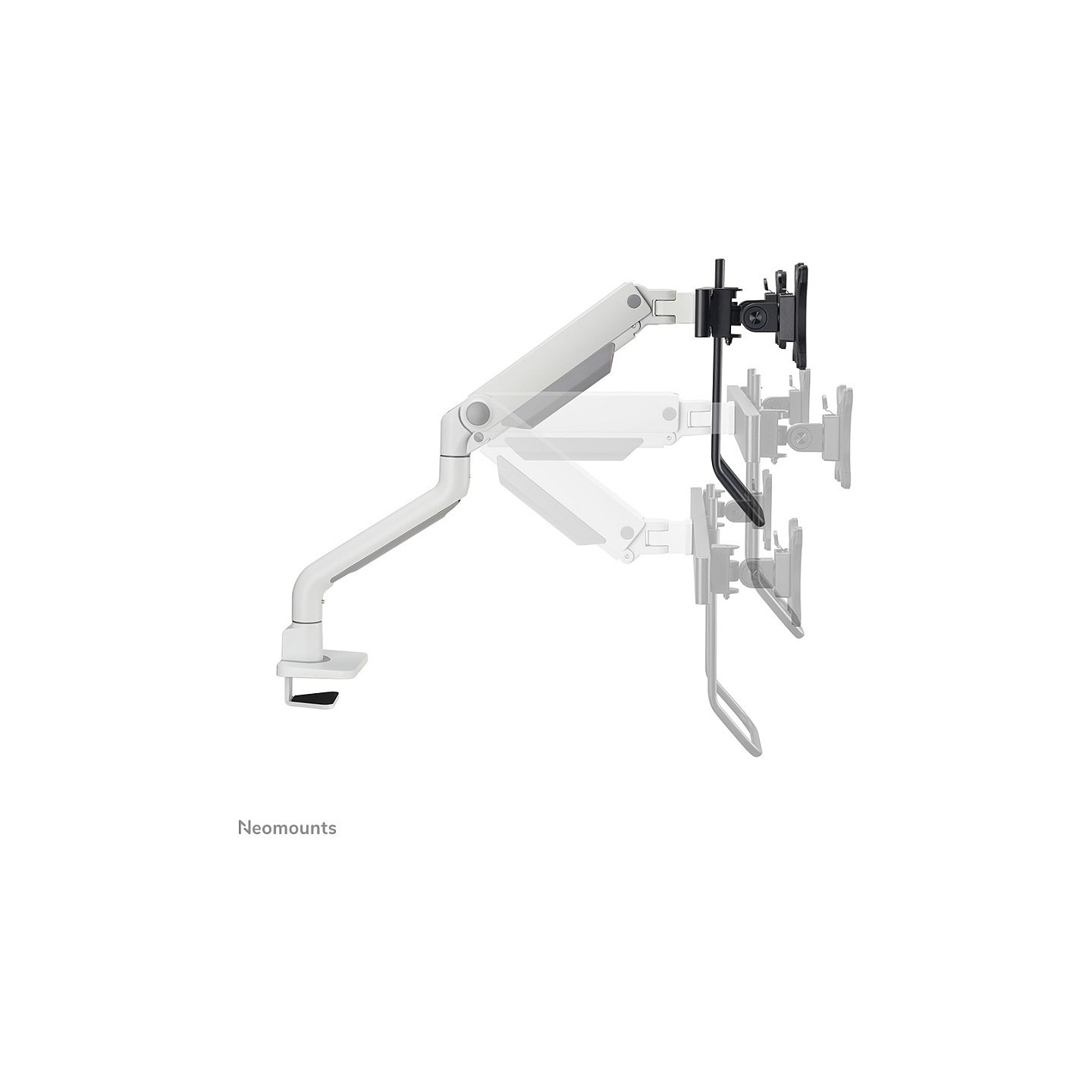 Full-Motion-Tischhalterung für 17-27' Bildschirme 16KG DS75S-950WH2 Neomounts White — Buy in Cyprus with Fast Delivery