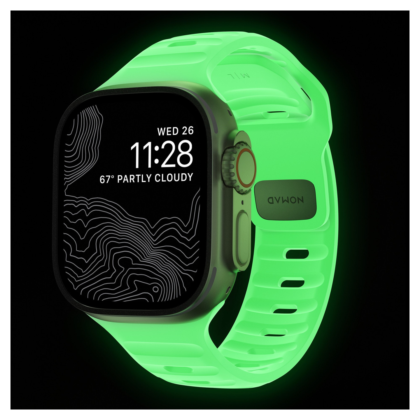 Nomad Sport Band 46mm 49mm Glow — Buy in Cyprus with Fast Delivery