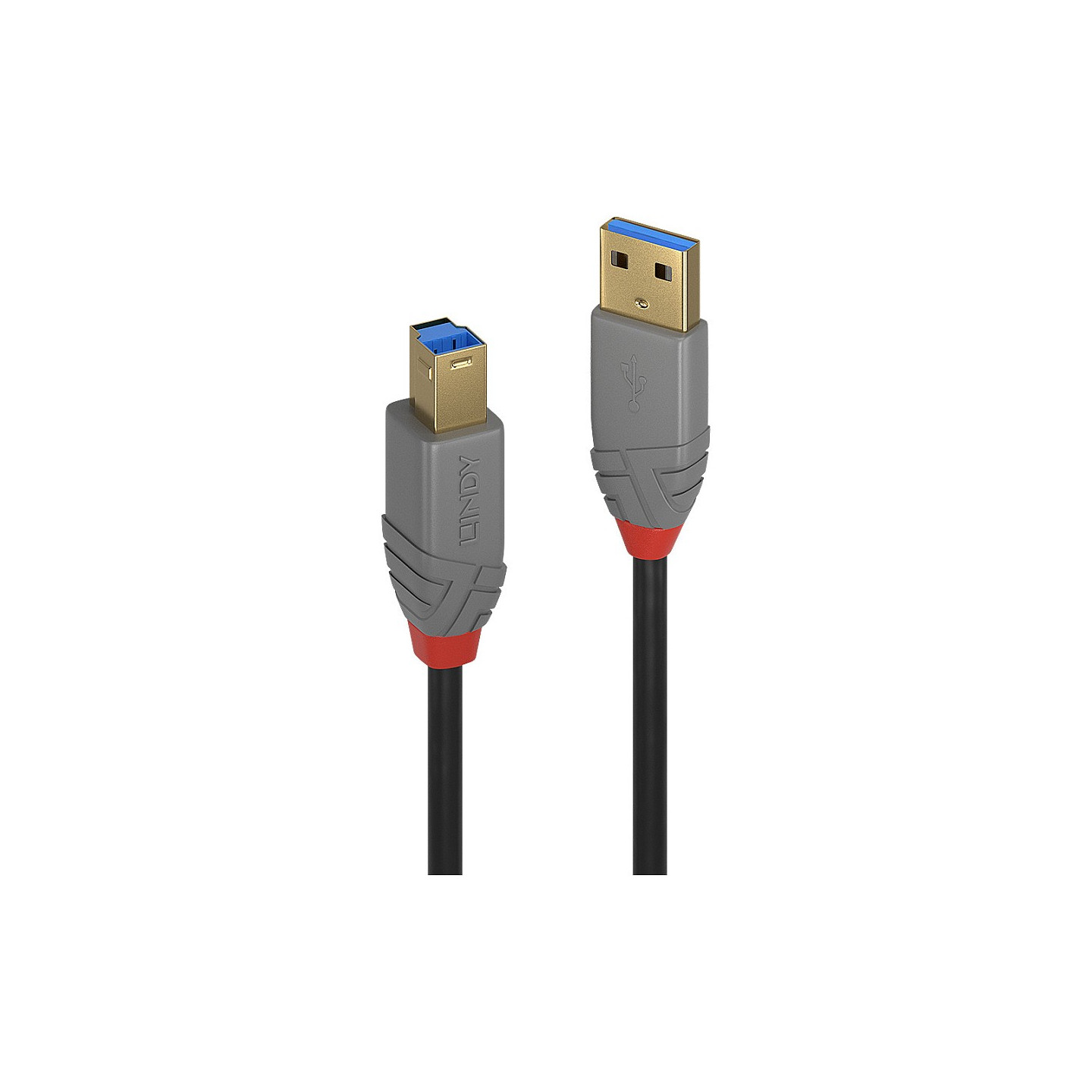 LINDY USB 3.0 Kabel Typ A B Anthra Line M M 1m — Buy in Cyprus with Fast Delivery