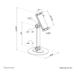 Universal Tablet-Ständer für 4.7-12.9' 1KG DS15-540BL1 Neomounts — Buy in Cyprus with Fast Delivery