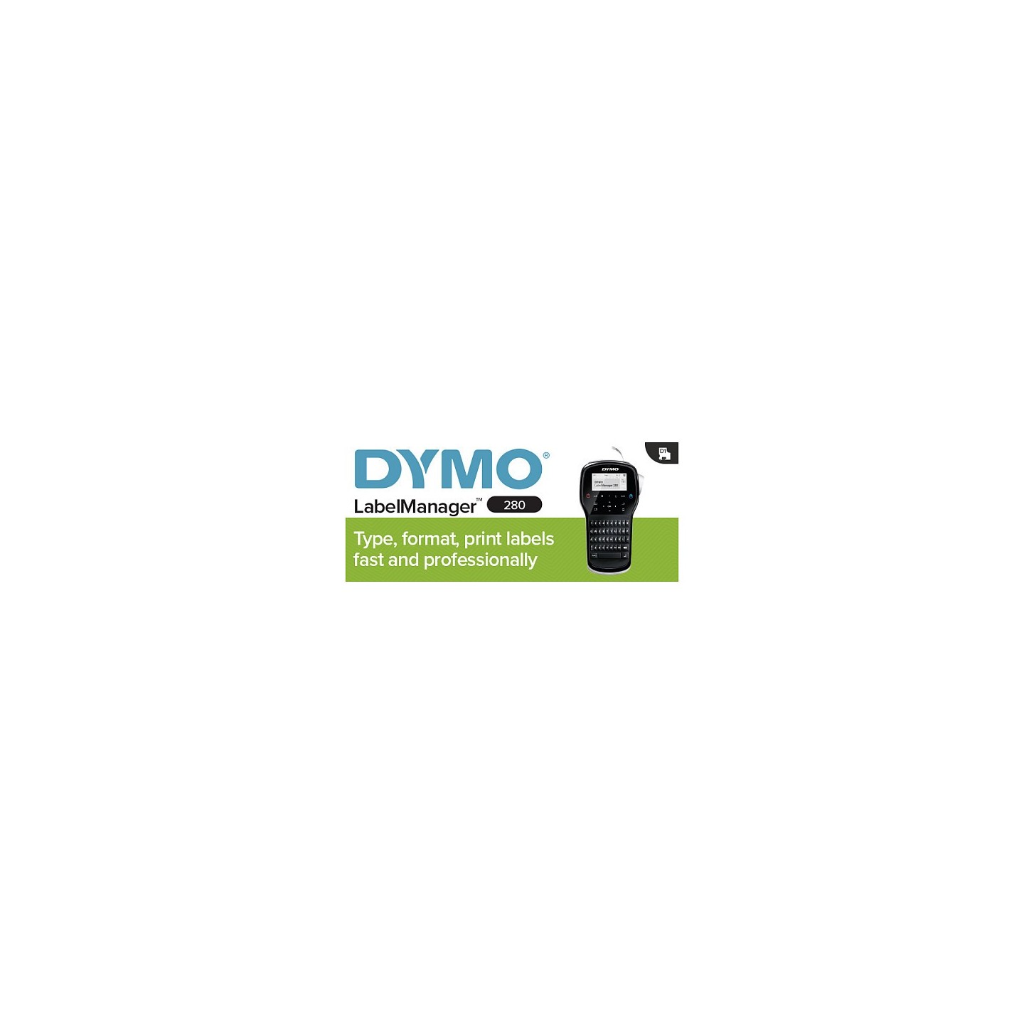 ET Dymo Beschriftungsgerät LabelManager 280 Tastatur QWERTZ KofferSet — Buy in Cyprus with Fast Delivery