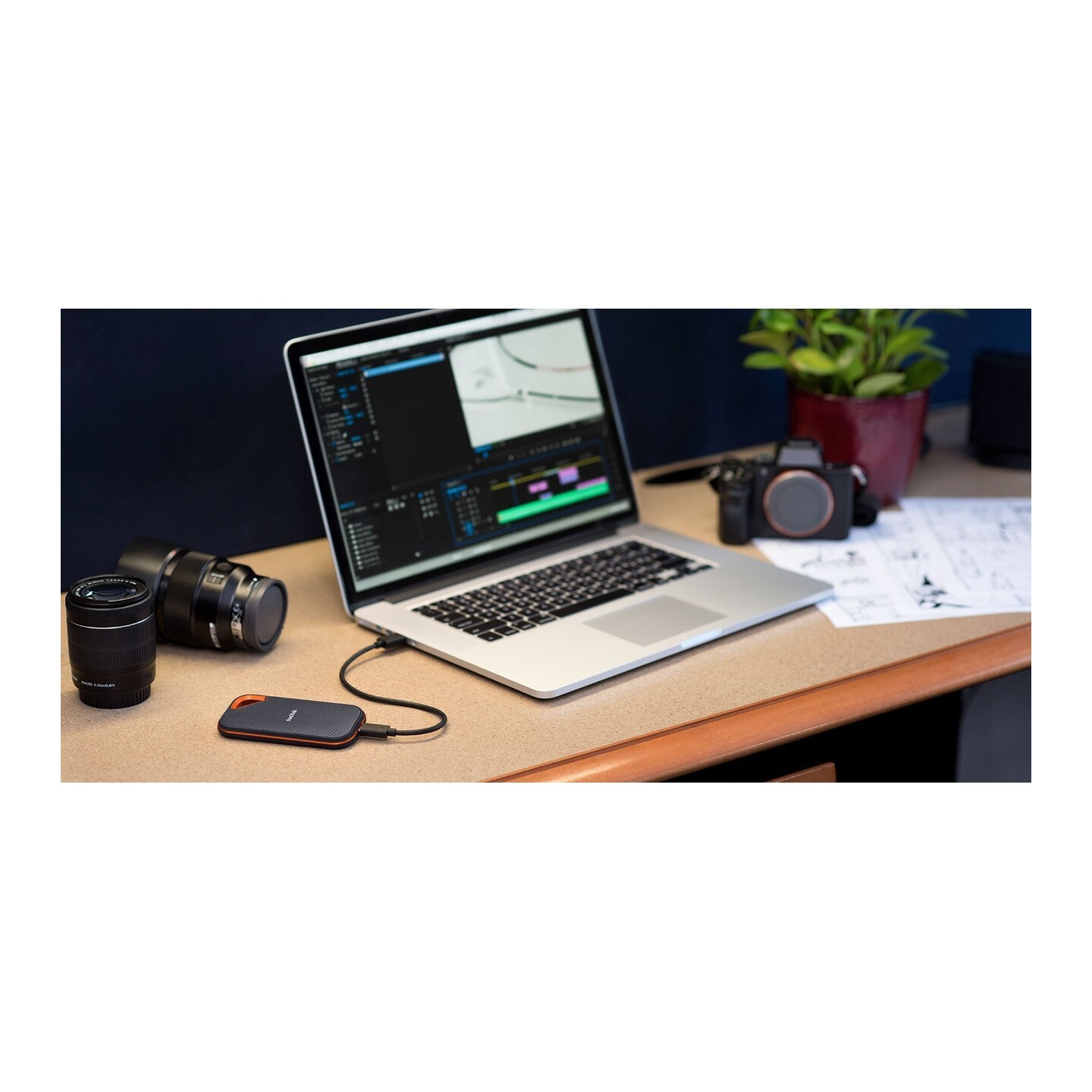 SanDisk Extreme PRO Portable SSD - 2TB - USB 3.2 Gen2x2 - Black — Buy in Cyprus with Fast Delivery