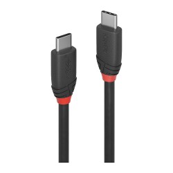 LINDY USB 3.1 Kabel Typ C C 3A Black Line M M 1.5m — Buy in Cyprus with Fast Delivery