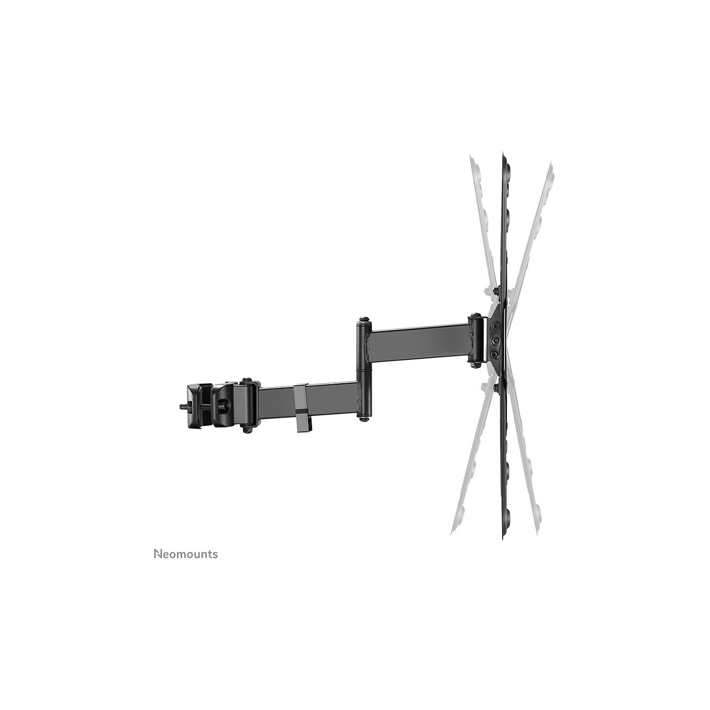 Stangenhalterung. vollbeweglich. (Ø28-50 mm) für 32-55' Bildschirme 25KG FL40-450BL14 Neomounts