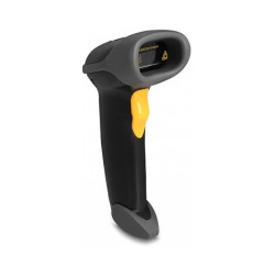 Delock USB Barcode Scanner 1D mit Anschlusskabel und Halterung - Laser - schwarz — Buy in Cyprus with Fast Delivery