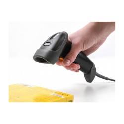 Delock USB Barcode Scanner 1D mit Anschlusskabel und Halterung - Laser - schwarz — Buy in Cyprus with Fast Delivery