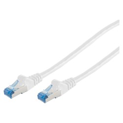 Patchkabel CAT6a RJ45 S FTP PiMF 2m Weiß — Buy in Cyprus with Fast Delivery