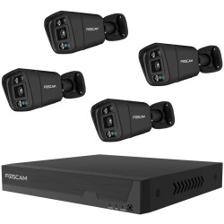FOSCAM FN9108E-B4-2T Überwachungskameraset 4 Kameras mit Recorder Schwarz — Buy in Cyprus with Fast Delivery