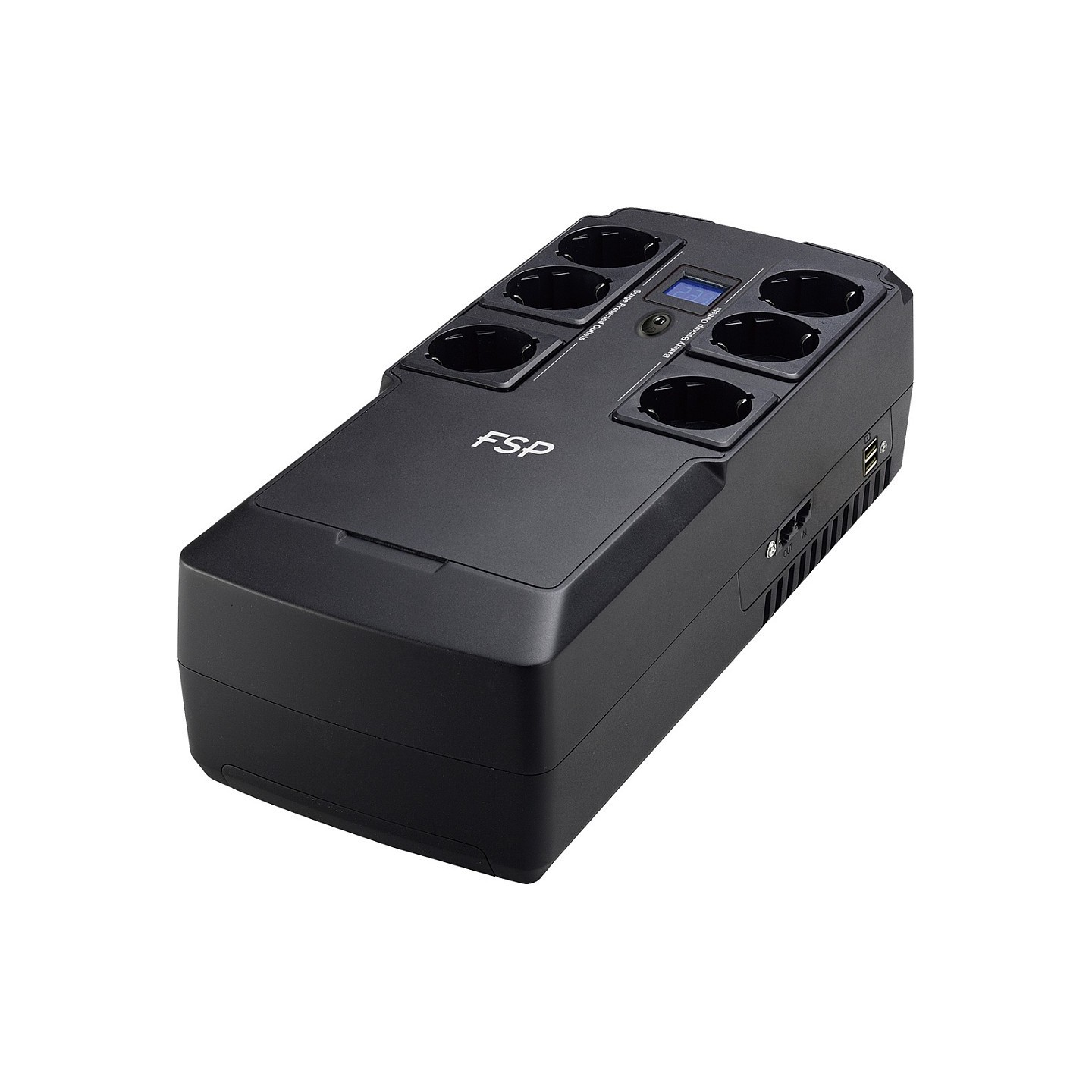 FSP NANOFIT 600 Offline UPS 600VA 360W inkl. 2-port USB charger 6 Schuko — Buy in Cyprus with Fast Delivery