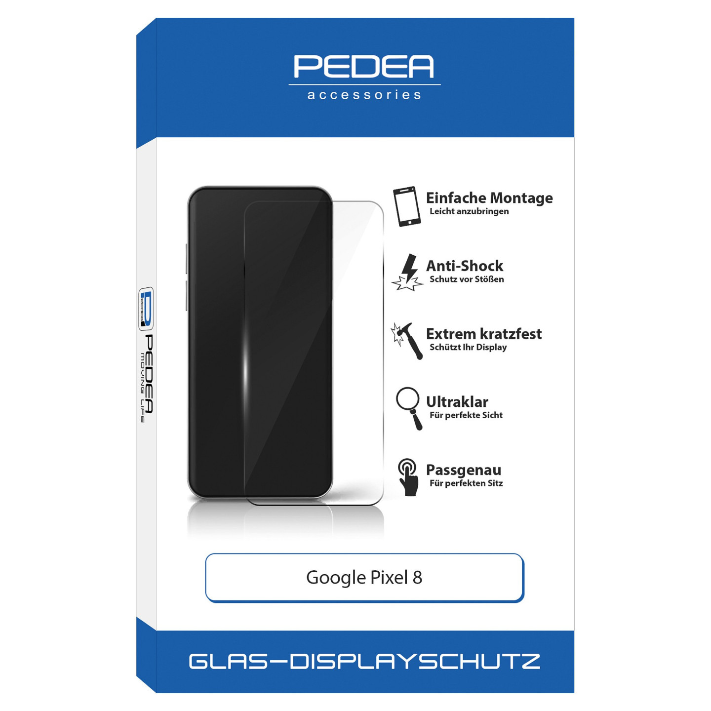 PEDEA Display-Schutzglas Google Pixel 8 — Buy in Cyprus with Fast Delivery