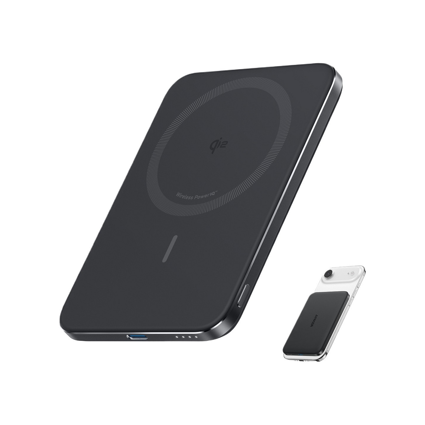 ANKER Nano Powerbank 5.000mAh 15W Slim magnetisch ultra-slim 0.86cm flach Qi2 schwarz — Buy in Cyprus with Fast Delivery