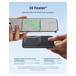 ANKER Nano Powerbank 5.000mAh 15W Slim magnetisch ultra-slim 0.86cm flach Qi2 schwarz — Buy in Cyprus with Fast Delivery