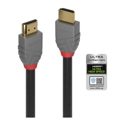 LINDY HDMI Kabel Ultra High Speed 2m. Anthra Line — Buy in Cyprus with Fast Delivery