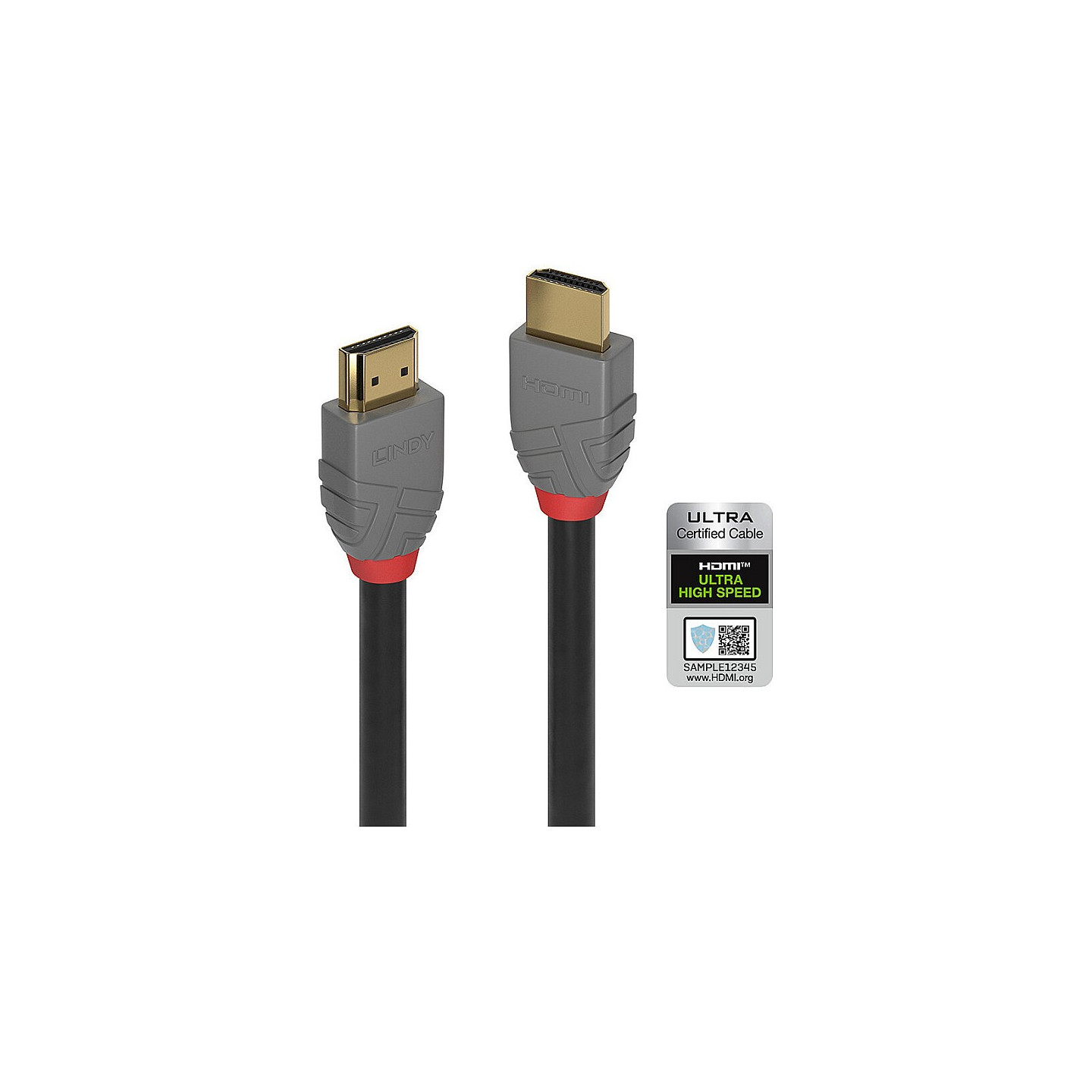 LINDY HDMI Kabel Ultra High Speed 2m. Anthra Line — Buy in Cyprus with Fast Delivery