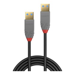 LINDY USB 3.0 Kabel Typ A A Anthra Line M M 5m — Buy in Cyprus with Fast Delivery