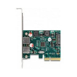PCI Express x4 Karte zu 2 x extern USB 10 Gbps Typ-A Buchse - Low Profile Formfaktor — Buy in Cyprus with Fast Delivery