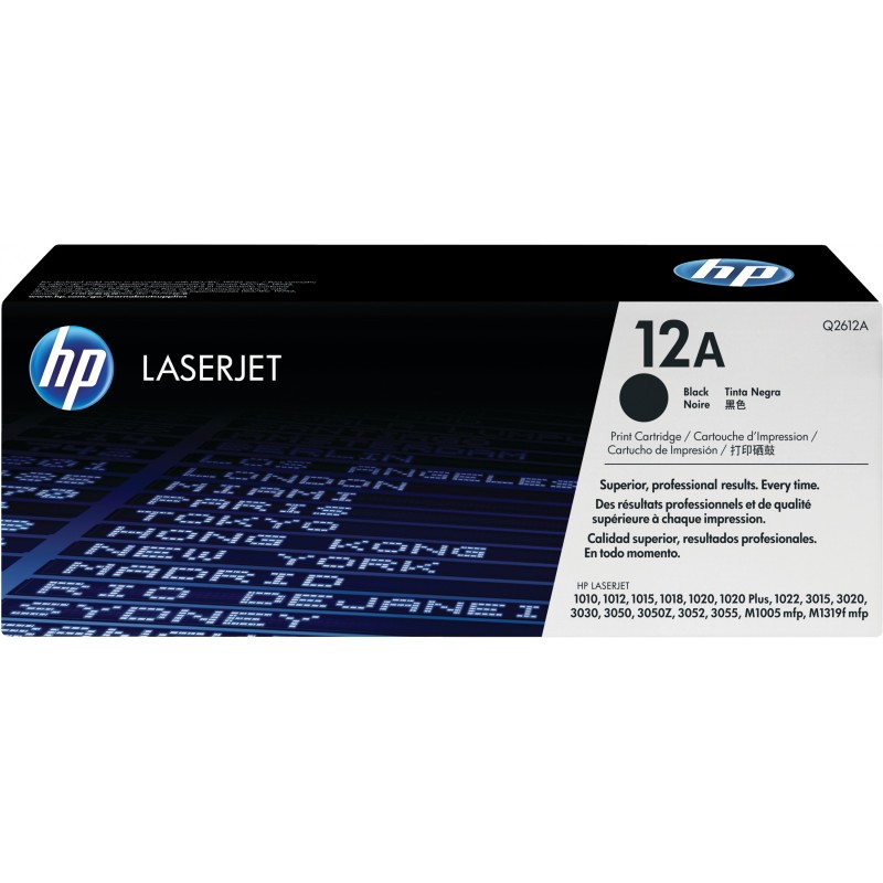 Buy HP 12A LaserJet Toner Cartridge - Q2612A - Original Black, Standard Yield 2,... in Cyprus, Nicosia, Limassol, Larnaka, Pafos