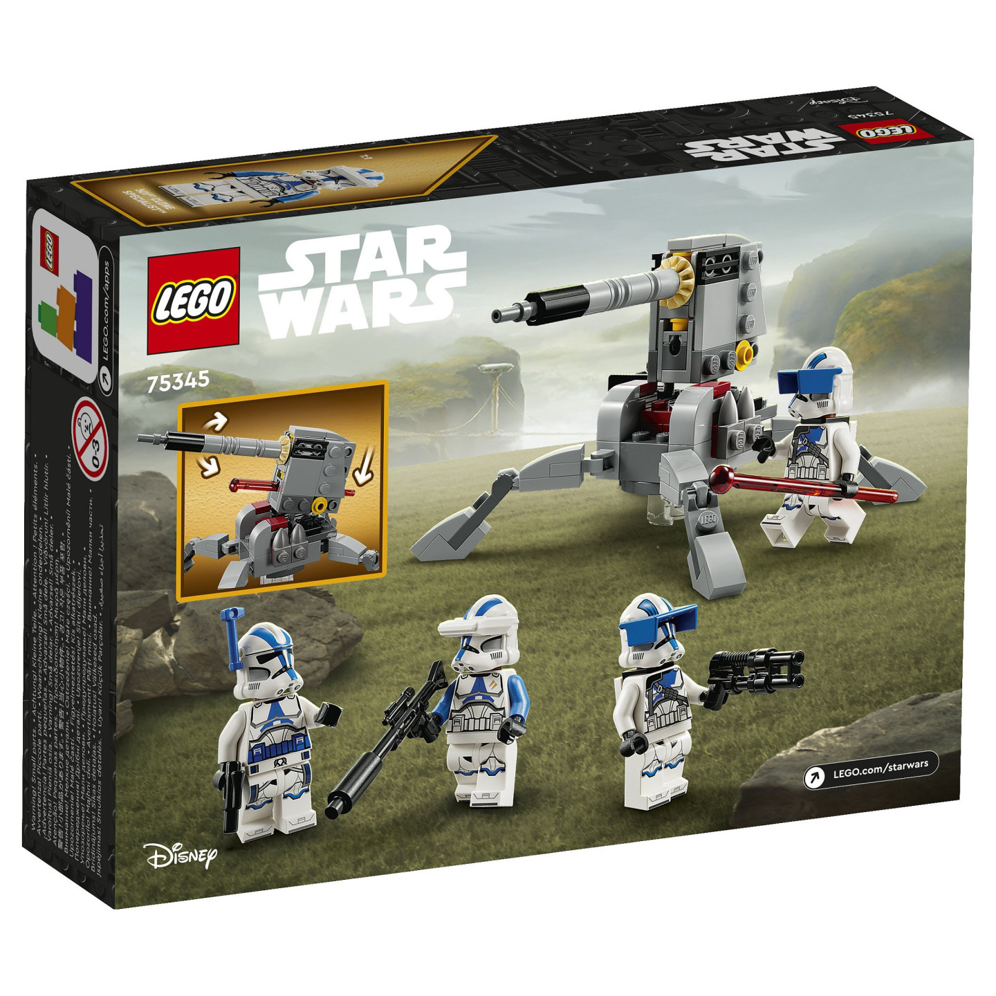 LEGO Star Wars 501st Clone Troopers Battle Pack 75345 — Buy in Cyprus with Fast Delivery