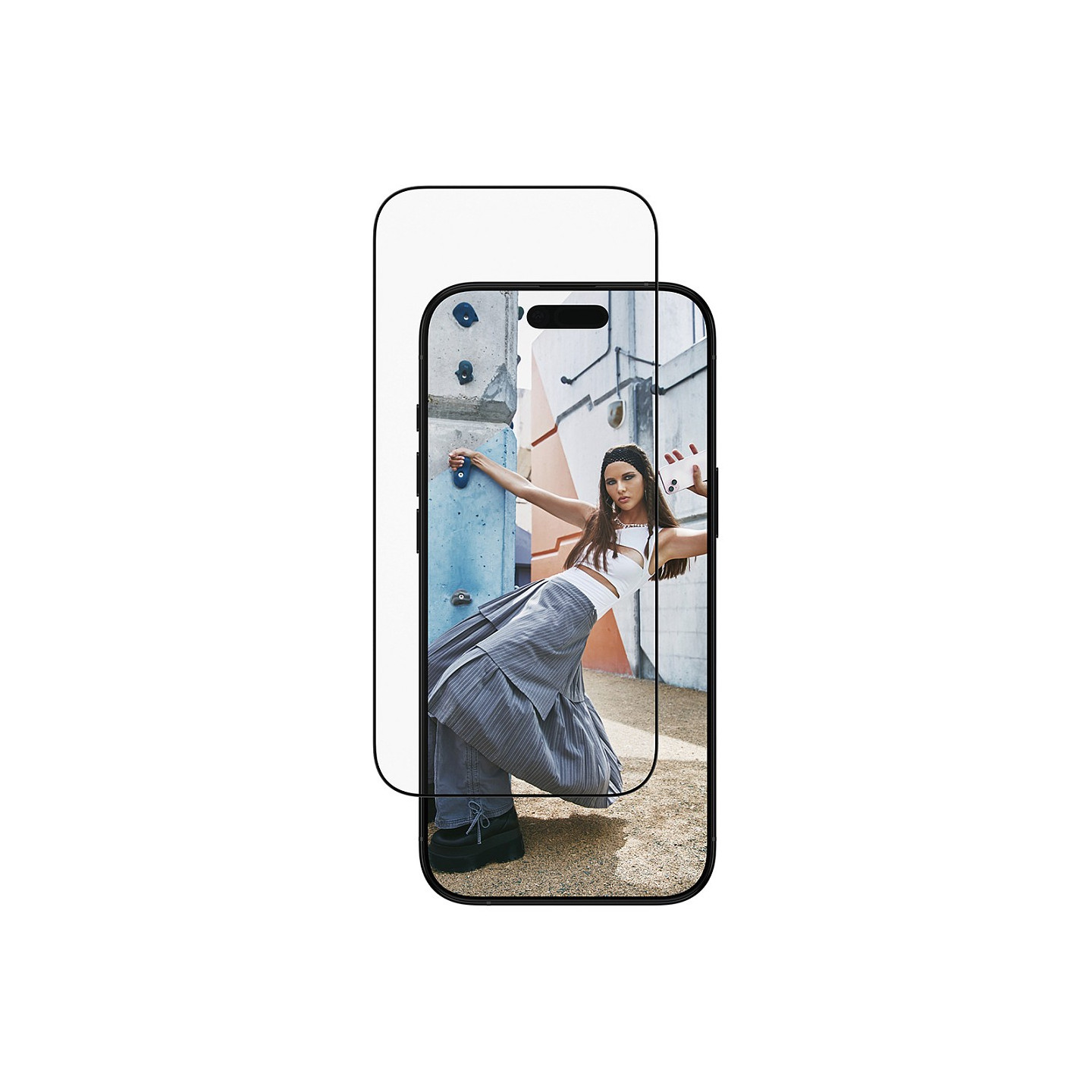 Panzerglass SAFE. by PanzerGlass Screen Protector w. Black Frame iPhone Air Ultra-Wide Fit w. EasyAligner