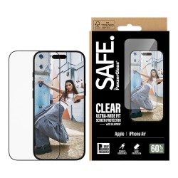 Panzerglass SAFE. by PanzerGlass Screen Protector w. Black Frame iPhone Air Ultra-Wide Fit w. EasyAligner