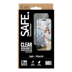Panzerglass SAFE. by PanzerGlass Screen Protector w. Black Frame iPhone Air Ultra-Wide Fit w. EasyAligner