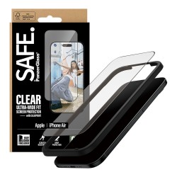 Panzerglass SAFE. by PanzerGlass Screen Protector w. Black Frame iPhone Air Ultra-Wide Fit w. EasyAligner