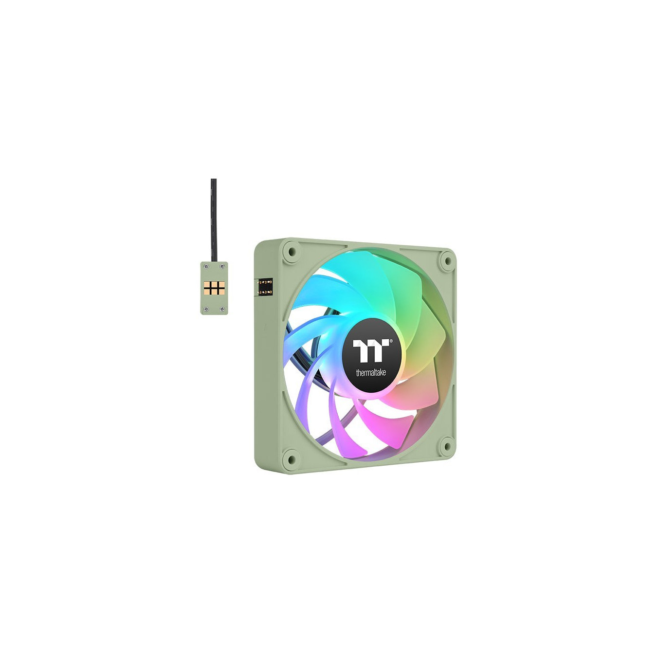 Thermaltake CT140 EX Reverse ARGB Sync Fan Pack - Matcha Green - 140mm, 3‑Pack, PWM, 1800 RPM