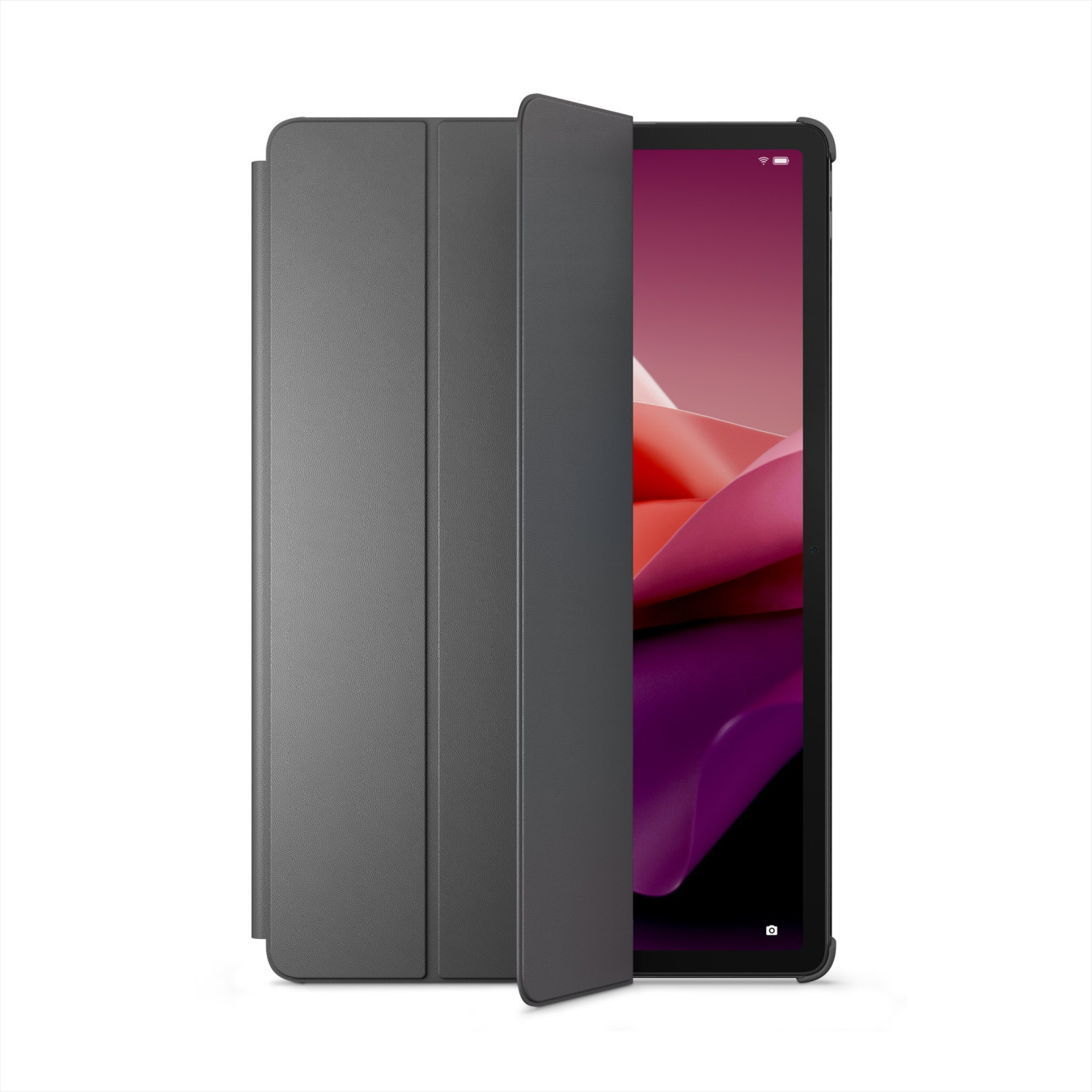 Lenovo Tab P12 Folio Case - ZG38C05252 - Grey PU Leather Stand Cover for 12.6 inch Tablet — Buy in Cyprus with Fast Delivery