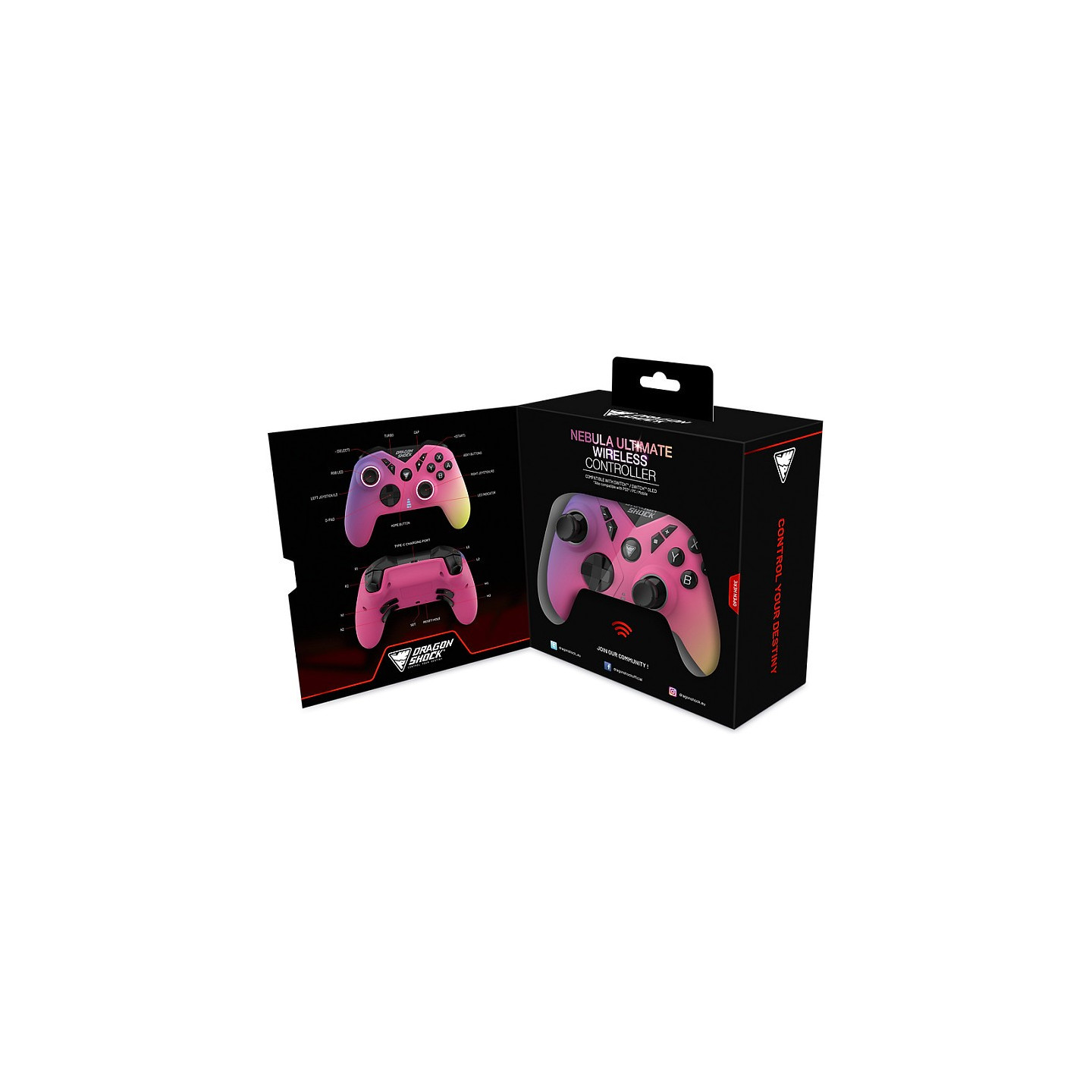 Dragonshock Controller Nebula Pro Wireless Candy Ulti.Switch — Buy in Cyprus with Fast Delivery