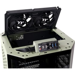 Buy Thermaltake The Tower 250 TG - Matcha Green Mini-ITX Case, LCD Display, 360m... in Cyprus, Nicosia, Limassol, Larnaka, Pafos