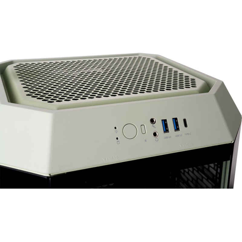 Buy Thermaltake The Tower 250 TG - Matcha Green Mini-ITX Case, LCD Display, 360m... in Cyprus, Nicosia, Limassol, Larnaka, Pafos