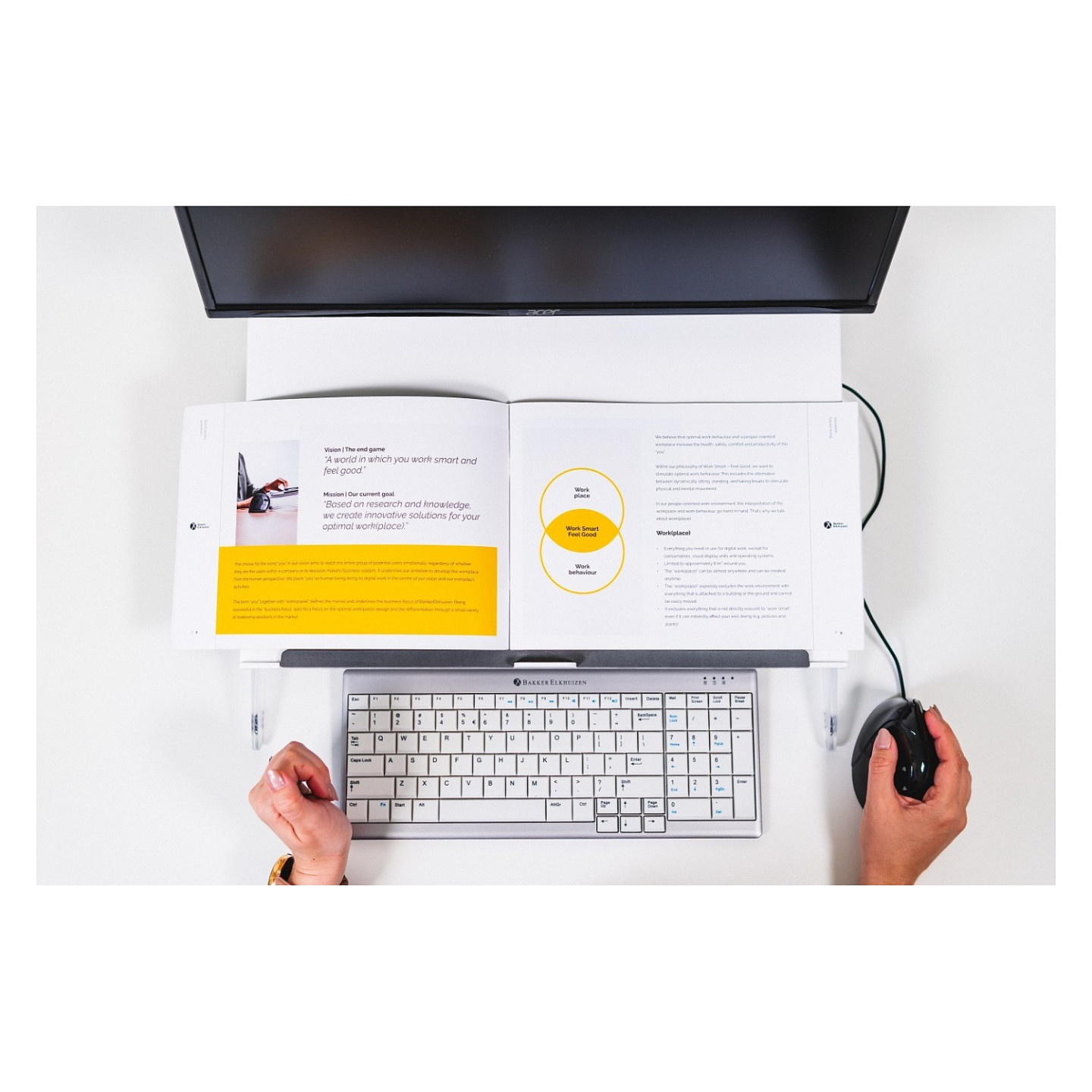BakkerElkhuizen FlexDesk 630 New Dokumentenhalter — Buy in Cyprus with Fast Delivery