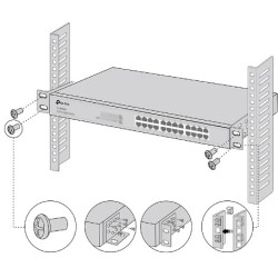 Buy TP-Link Omada 19-inch Rack-Mount Bracket Kit - Metal, Black in Cyprus, Nicosia, Limassol, Larnaka, Pafos