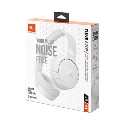 JBL Tune 670NC noice cancelling wireless Bluetooth On-Ear Kopfhörer white — Buy in Cyprus with Fast Delivery