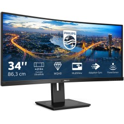 Buy Philips 345B1C/00 - 34" Curved UWQHD (3440x1440) VA Monitor, 1500R, 100Hz, 4... in Cyprus, Nicosia, Limassol, Larnaka, Pafos