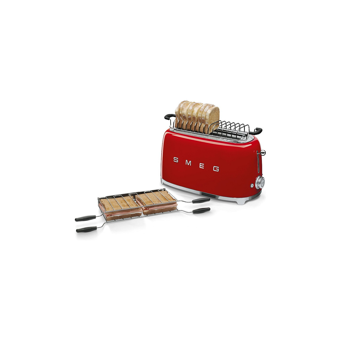 SMEG TSF02RDEU Toaster 4 Scheiben Rot — Buy in Cyprus with Fast Delivery