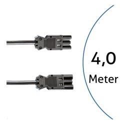 BACHMANN Gerteverlngerung GST18-3 Stecker Kupplung schwarz 4m — Buy in Cyprus with Fast Delivery