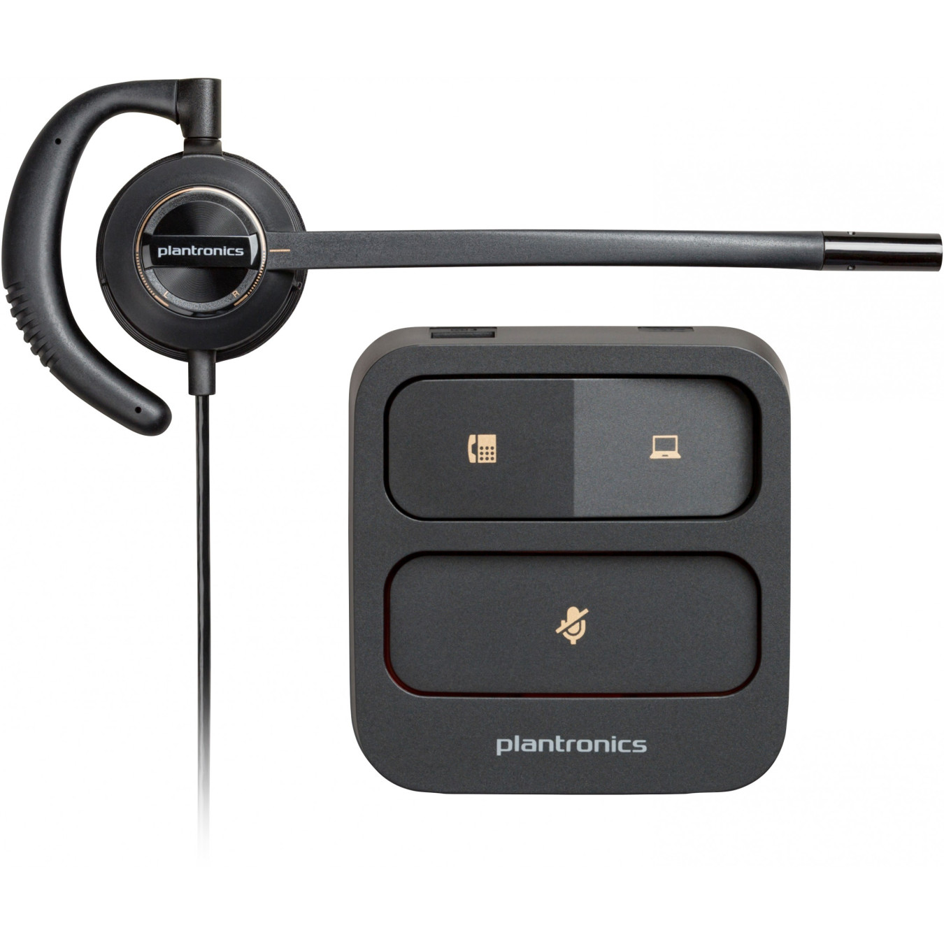 Poly EncorePro 530D - Monaural USB-A Headset - Black, Ear-hook, Quick-Disconnect, TAA — Buy in Cyprus with Fast Delivery