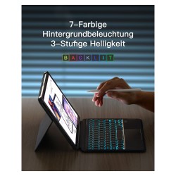 inateck Keyboard iPad 11' iPad Air 4 5Gen.Com. QWERTZ purple — Buy in Cyprus with Fast Delivery