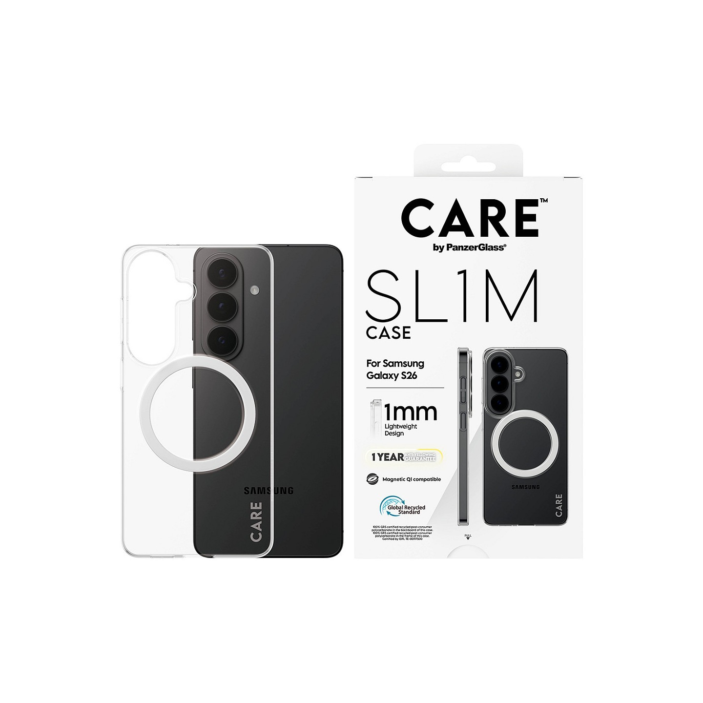PanzerGlass CARE SL1M Case Transparent Samsung Galaxy S26 — Buy in Cyprus with Fast Delivery